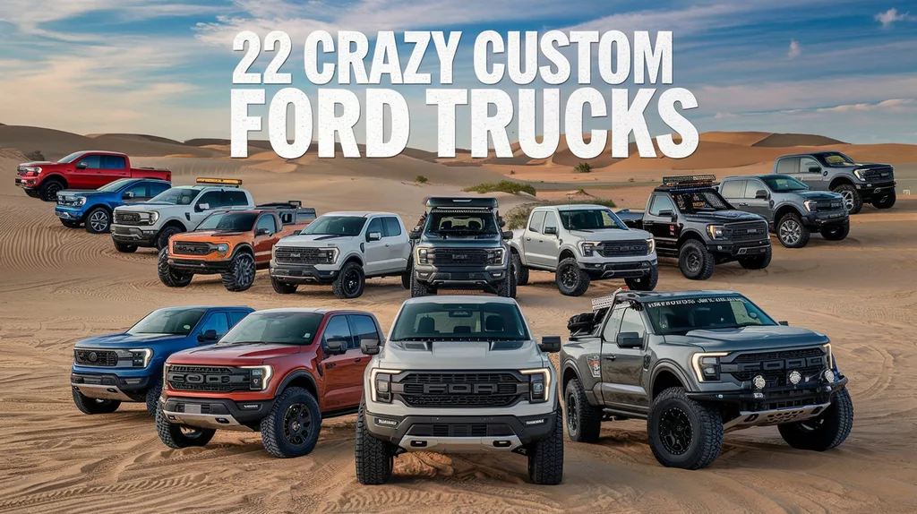 22 crazy custom ford trucks