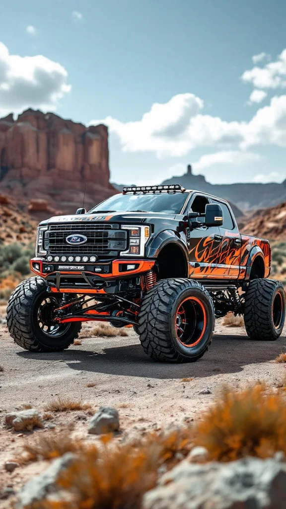 Custom Ford Trucks: The Ultimate Jacked-Up Ford Pickup Truck Experience