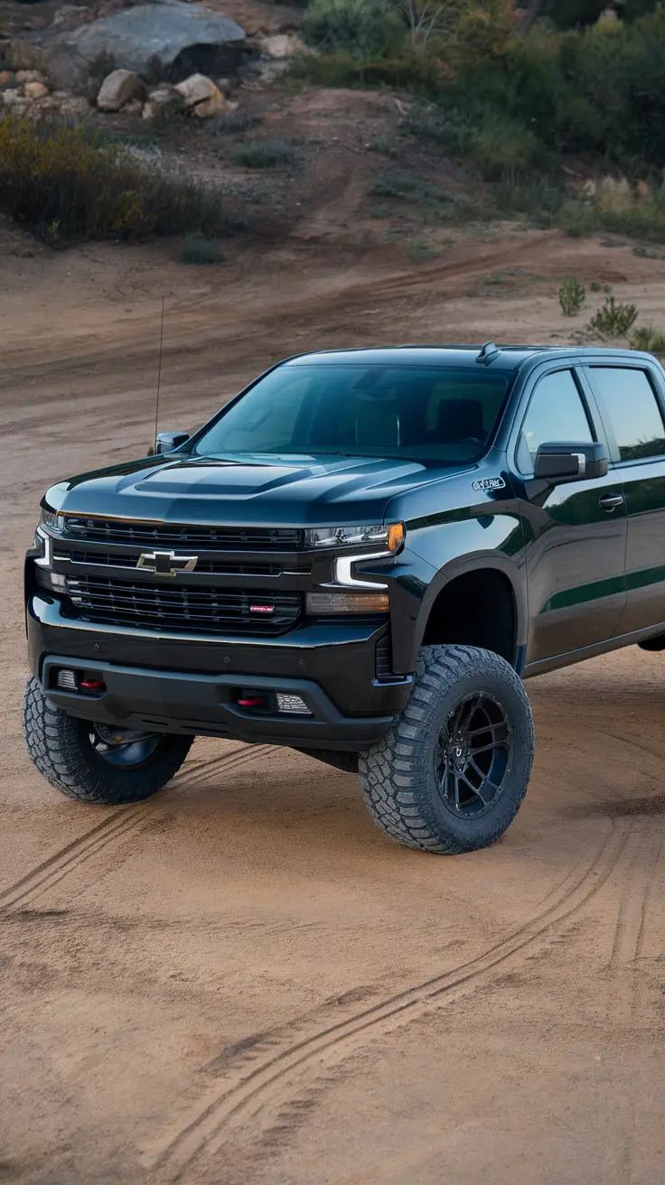 Sleek Blackout Edition Silverado with Performance Lift