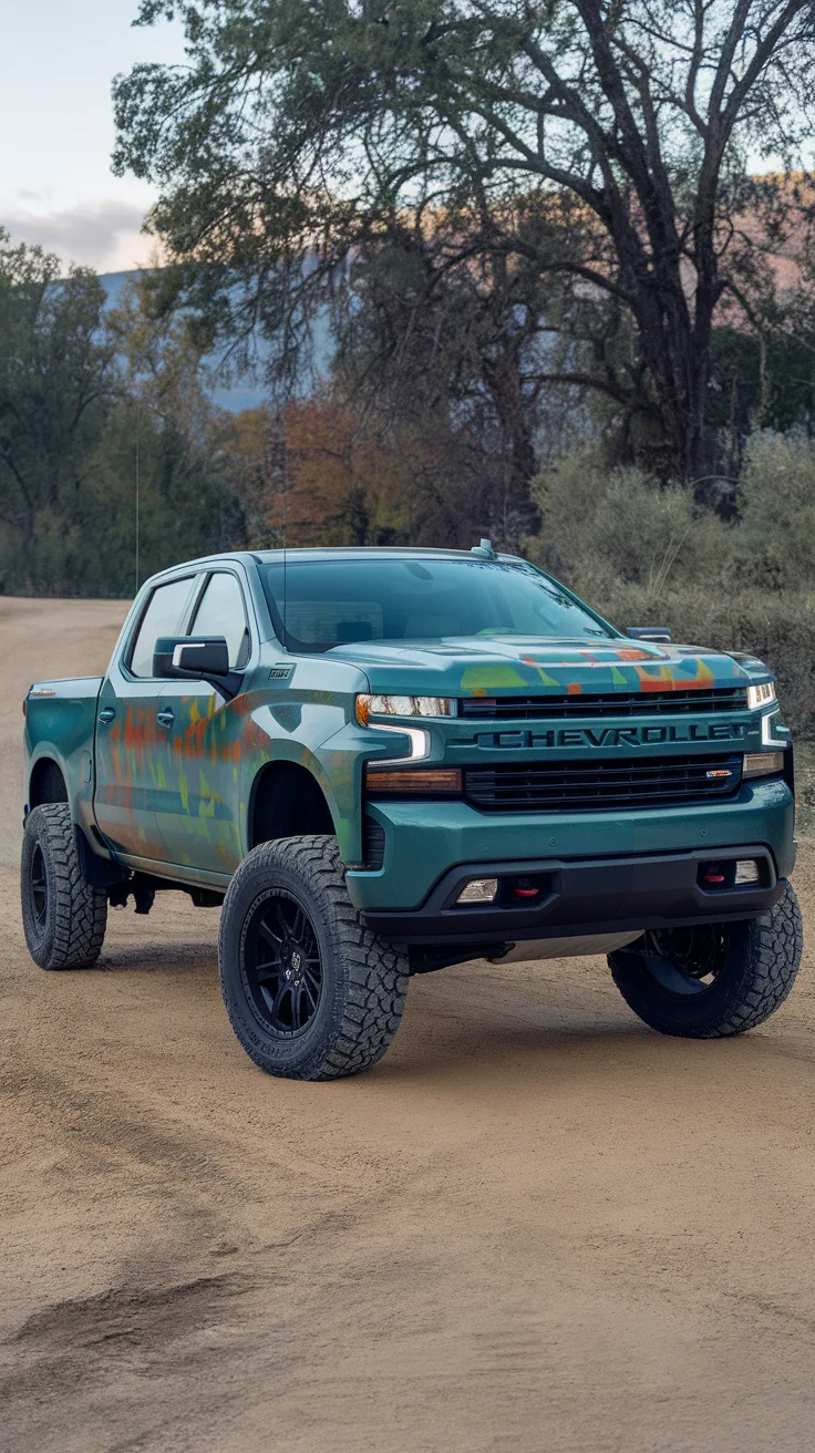 Eco-Friendly Silverado with Lightweight Lift and All-Terrain Capability