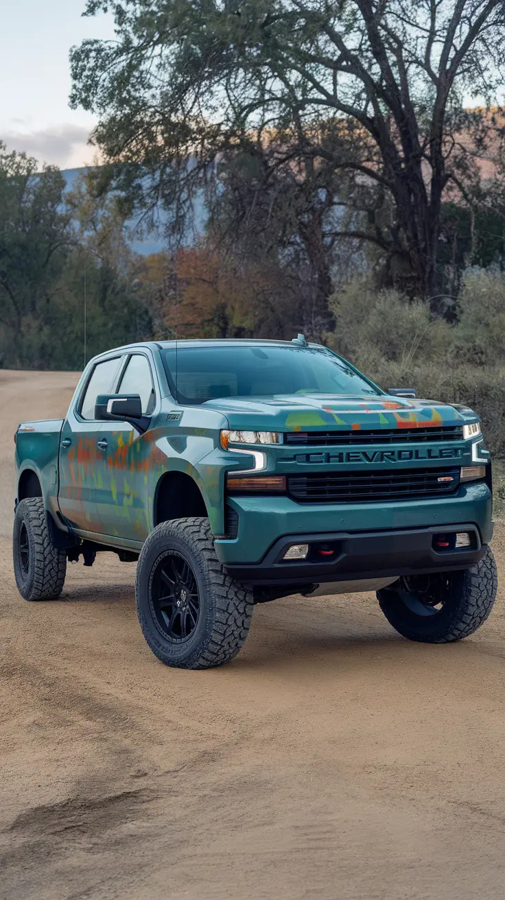 Eco-Friendly Silverado with Lightweight Lift and All-Terrain Capability