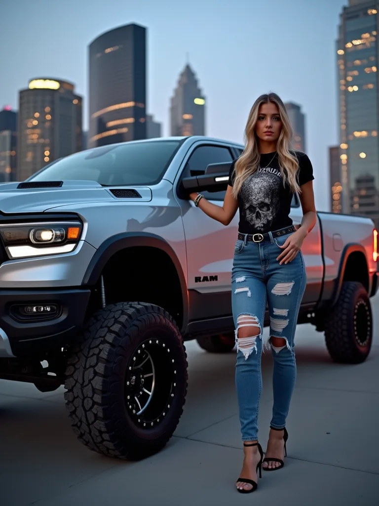 Smoking hot girls with trucks