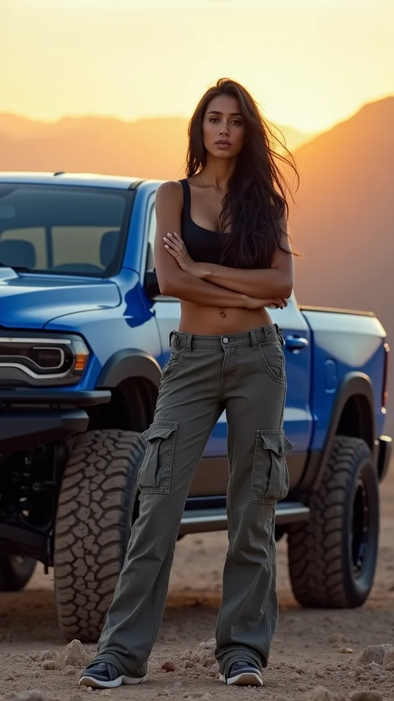 Smoking hot girls with trucks