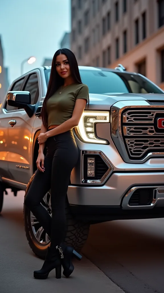 Smoking hot girls with trucks
