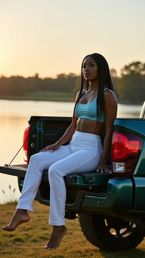 Smoking hot girls with trucks