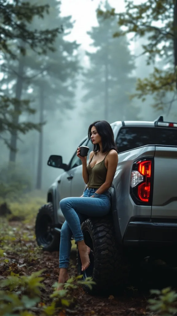 Smoking hot girls with trucks