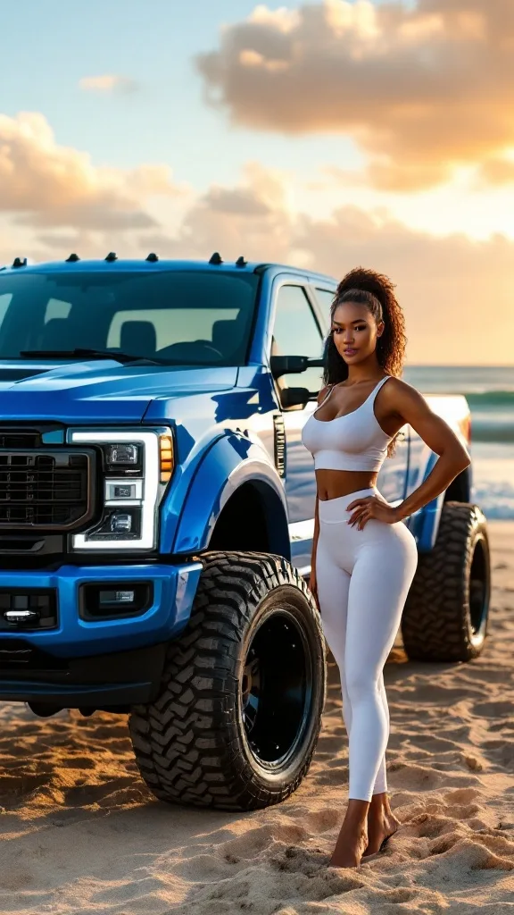 Smoking hot girls with trucks